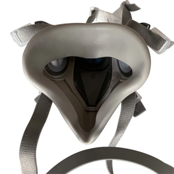 410 Self Priming Safety Filter Gas Mask For Industry Respiratory Protection