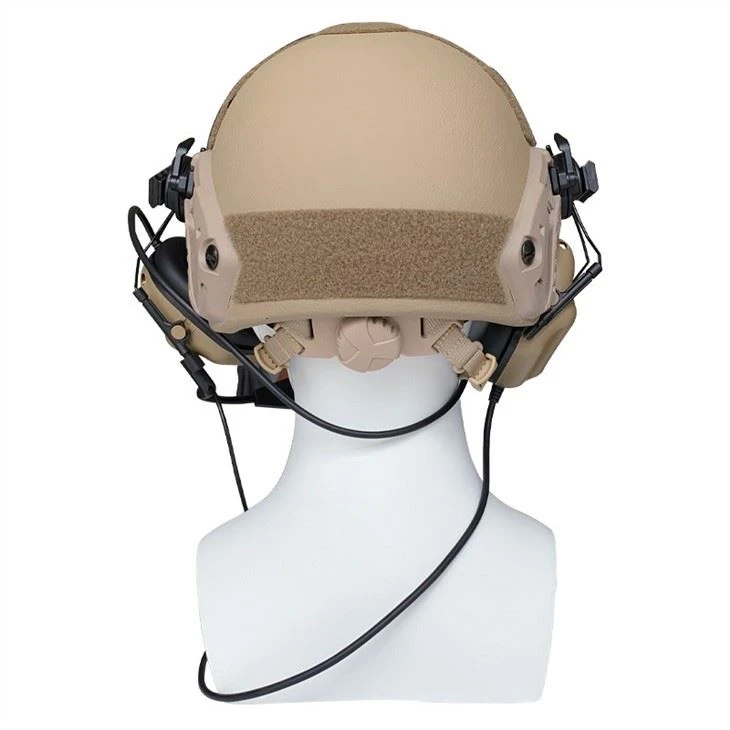Aramid Army Military Level Iiia Ballistic Bulletproof Helmet With Headset