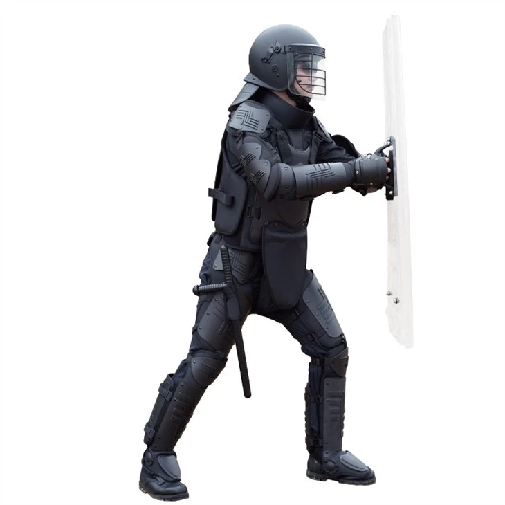 High Impact Anti Riot Suit Police Full Body Armor Safety Suit For Military