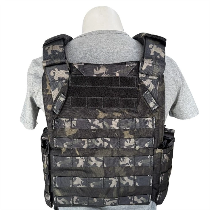 Tactical Vest For Men Quick Release Outdoor Training Vest Adjustable For Adults